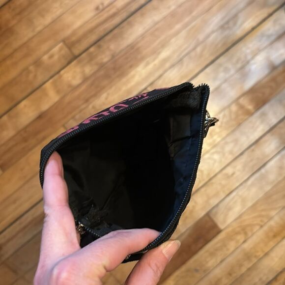 Black and Rainbow Print Sydney Australia Multi Zipper Travel Crossbody Bag - Picture 7 of 7